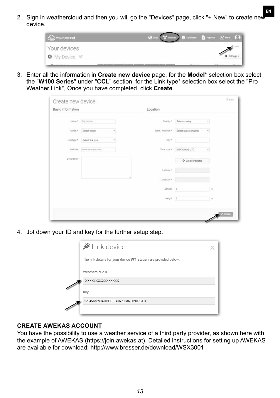 Explore Scientific 7-in-1 Sensor for 7-in-1 Wi-Fi Weather Station User Manual | Page 13 / 172