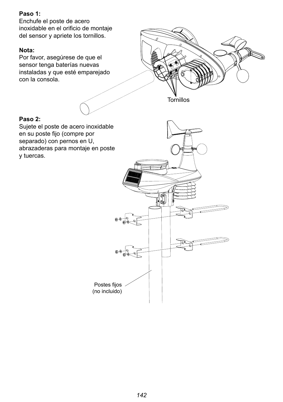 Explore Scientific 7-in-1 Sensor for 7-in-1 Wi-Fi Weather Station User Manual | Page 142 / 172