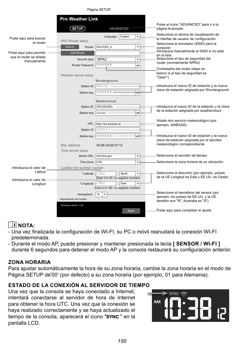 Explore Scientific 7-in-1 Sensor for 7-in-1 Wi-Fi Weather Station User Manual | Page 150 / 172