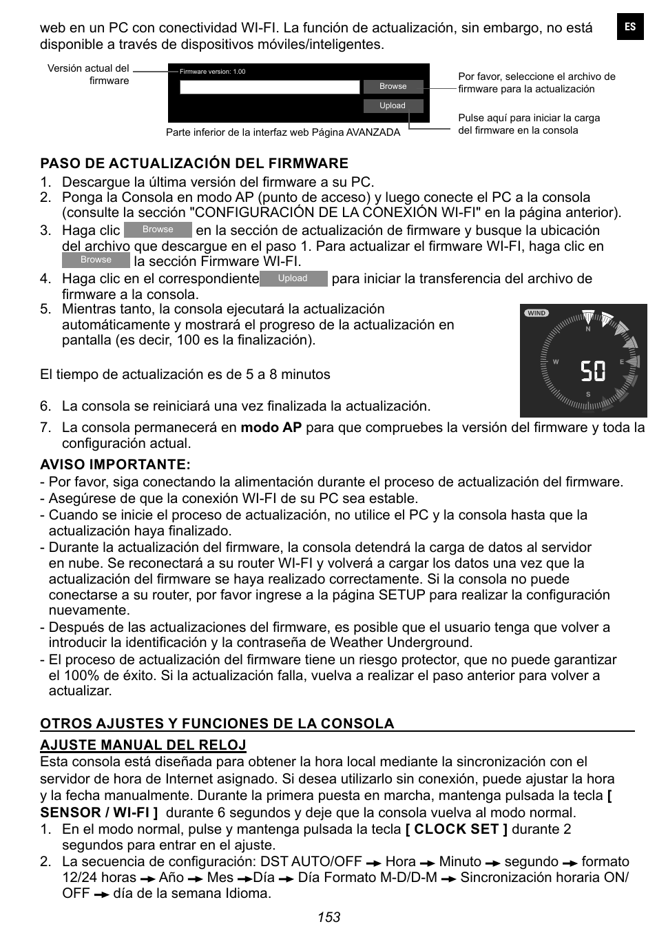 Explore Scientific 7-in-1 Sensor for 7-in-1 Wi-Fi Weather Station User Manual | Page 153 / 172