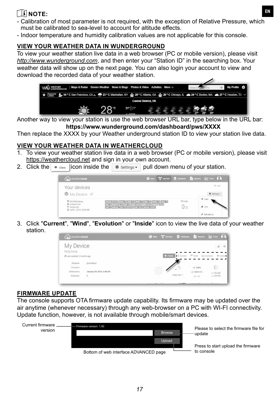 Explore Scientific 7-in-1 Sensor for 7-in-1 Wi-Fi Weather Station User Manual | Page 17 / 172