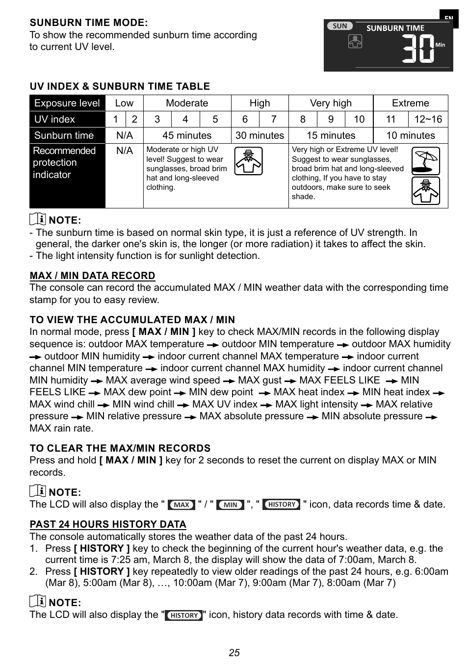 Explore Scientific 7-in-1 Sensor for 7-in-1 Wi-Fi Weather Station User Manual | Page 25 / 172