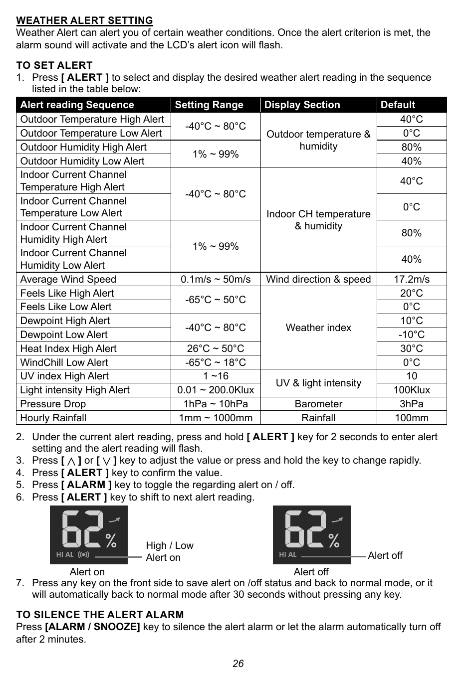 Explore Scientific 7-in-1 Sensor for 7-in-1 Wi-Fi Weather Station User Manual | Page 26 / 172