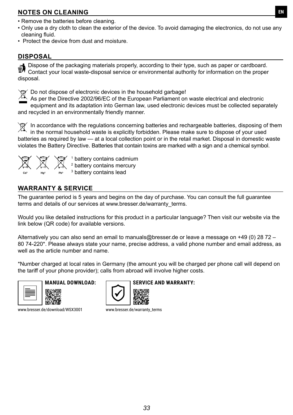 Explore Scientific 7-in-1 Sensor for 7-in-1 Wi-Fi Weather Station User Manual | Page 33 / 172