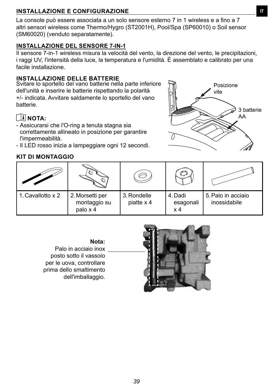 Explore Scientific 7-in-1 Sensor for 7-in-1 Wi-Fi Weather Station User Manual | Page 39 / 172