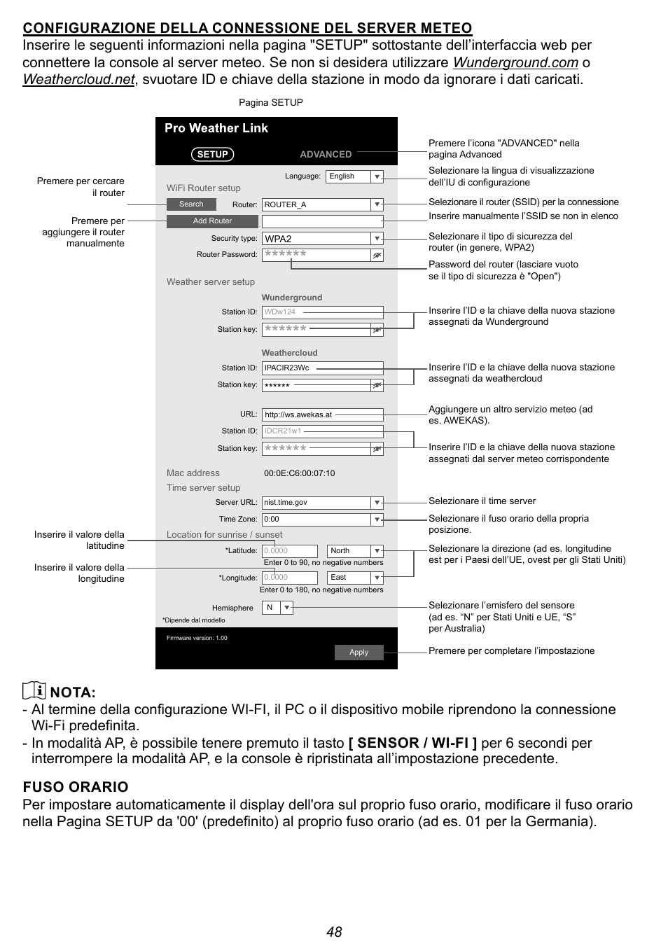 Explore Scientific 7-in-1 Sensor for 7-in-1 Wi-Fi Weather Station User Manual | Page 48 / 172