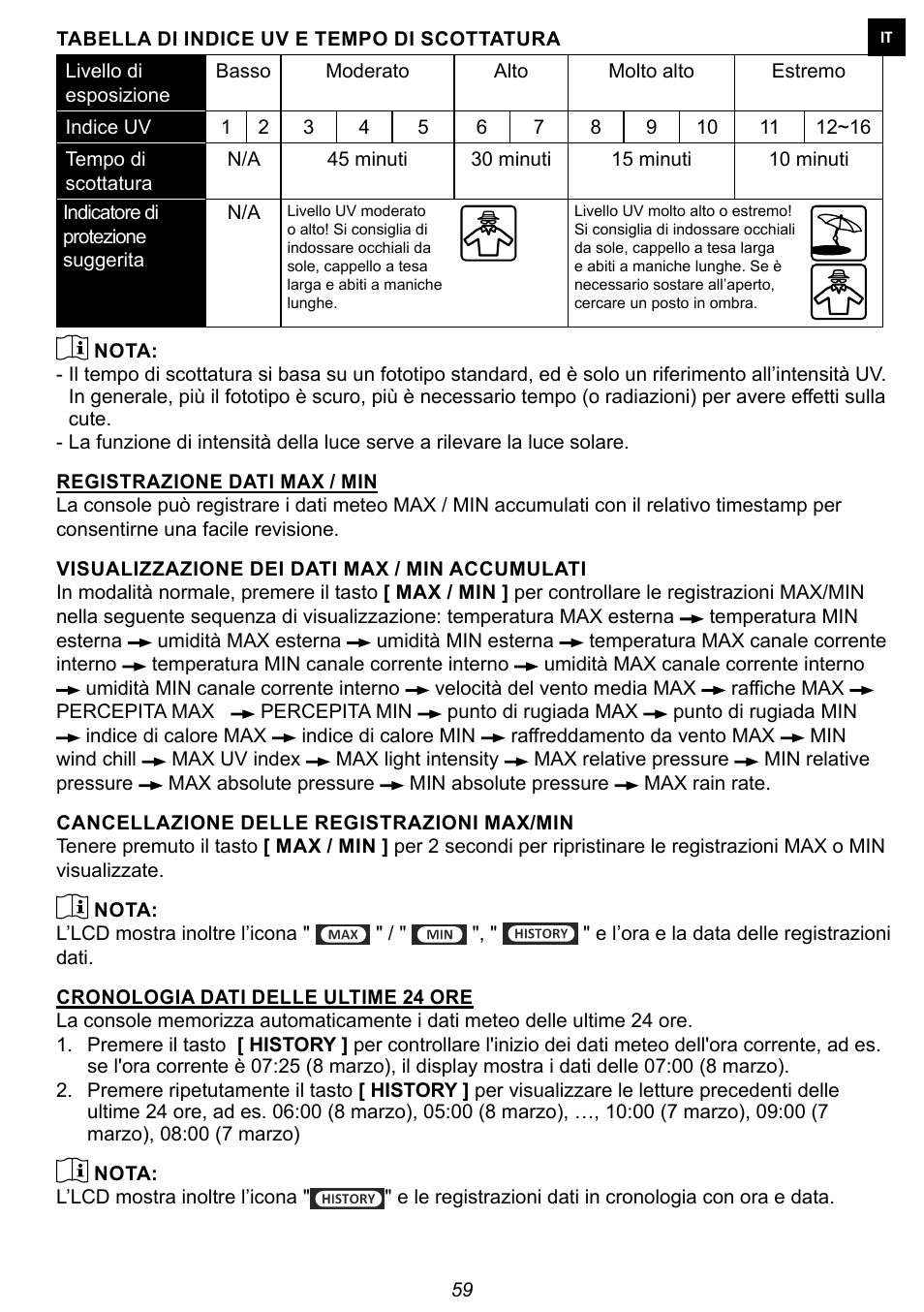 Explore Scientific 7-in-1 Sensor for 7-in-1 Wi-Fi Weather Station User Manual | Page 59 / 172