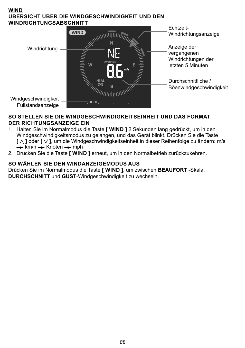 Explore Scientific 7-in-1 Sensor for 7-in-1 Wi-Fi Weather Station User Manual | Page 88 / 172