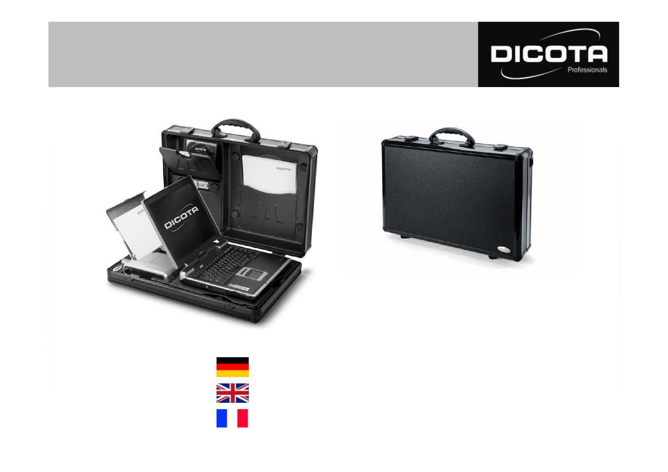 Dicota DataDesk 100 User Manual | 13 pages