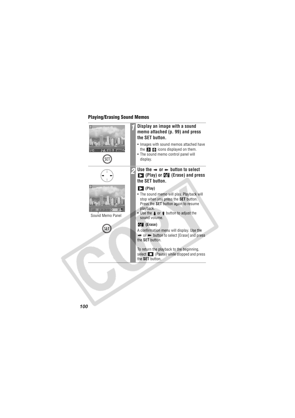 Digital Camera Battery SD20 User Manual | Page 102 / 163