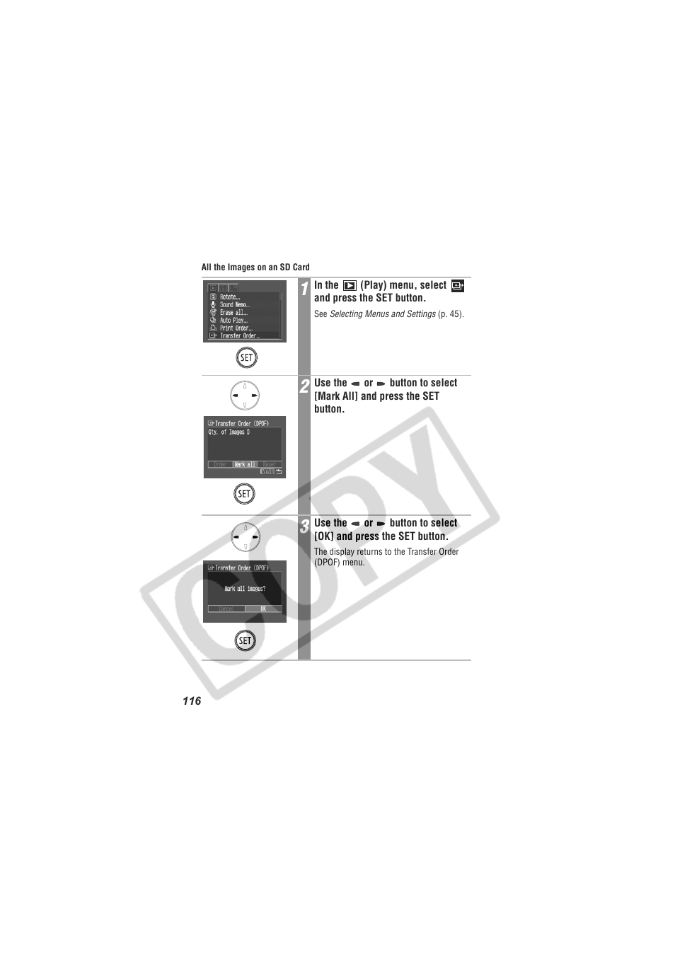 Digital Camera Battery SD20 User Manual | Page 118 / 163
