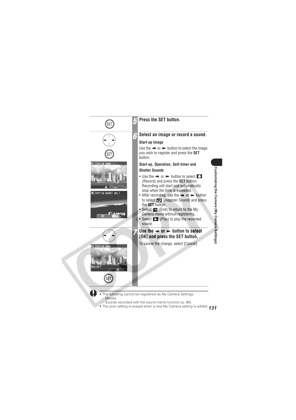 Digital Camera Battery SD20 User Manual | Page 133 / 163