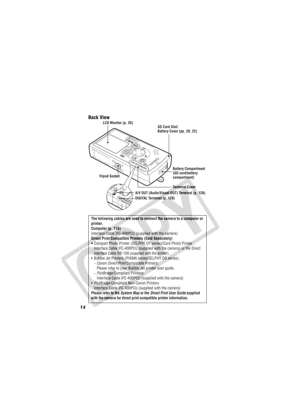 Digital Camera Battery SD20 User Manual | Page 16 / 163