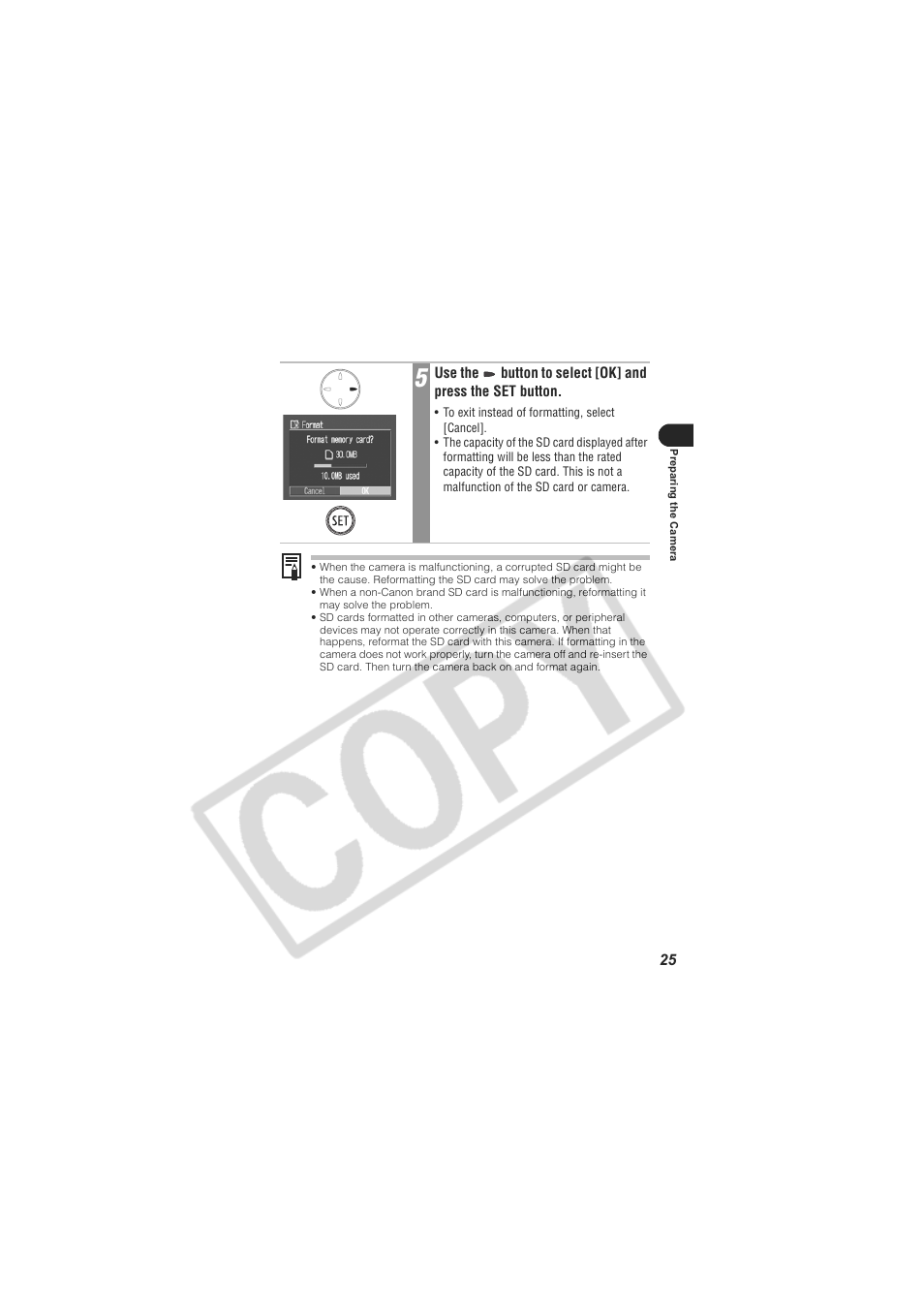 Digital Camera Battery SD20 User Manual | Page 27 / 163