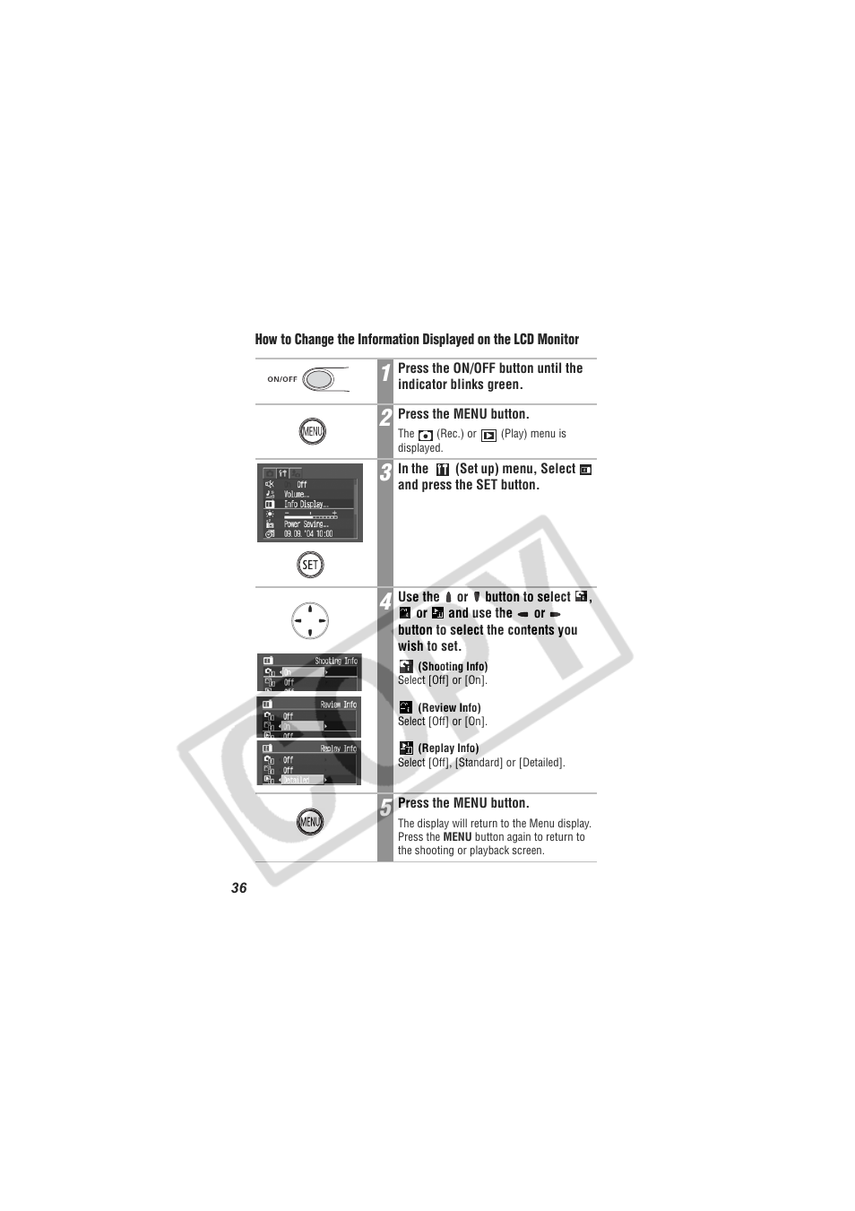 Digital Camera Battery SD20 User Manual | Page 38 / 163
