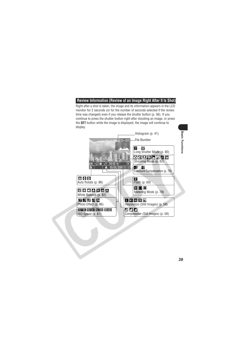 Digital Camera Battery SD20 User Manual | Page 41 / 163