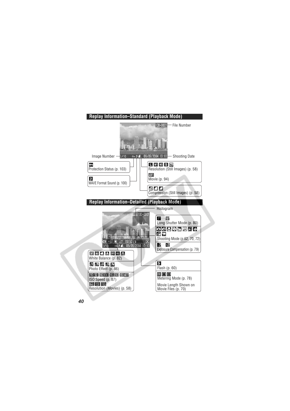 Digital Camera Battery SD20 User Manual | Page 42 / 163