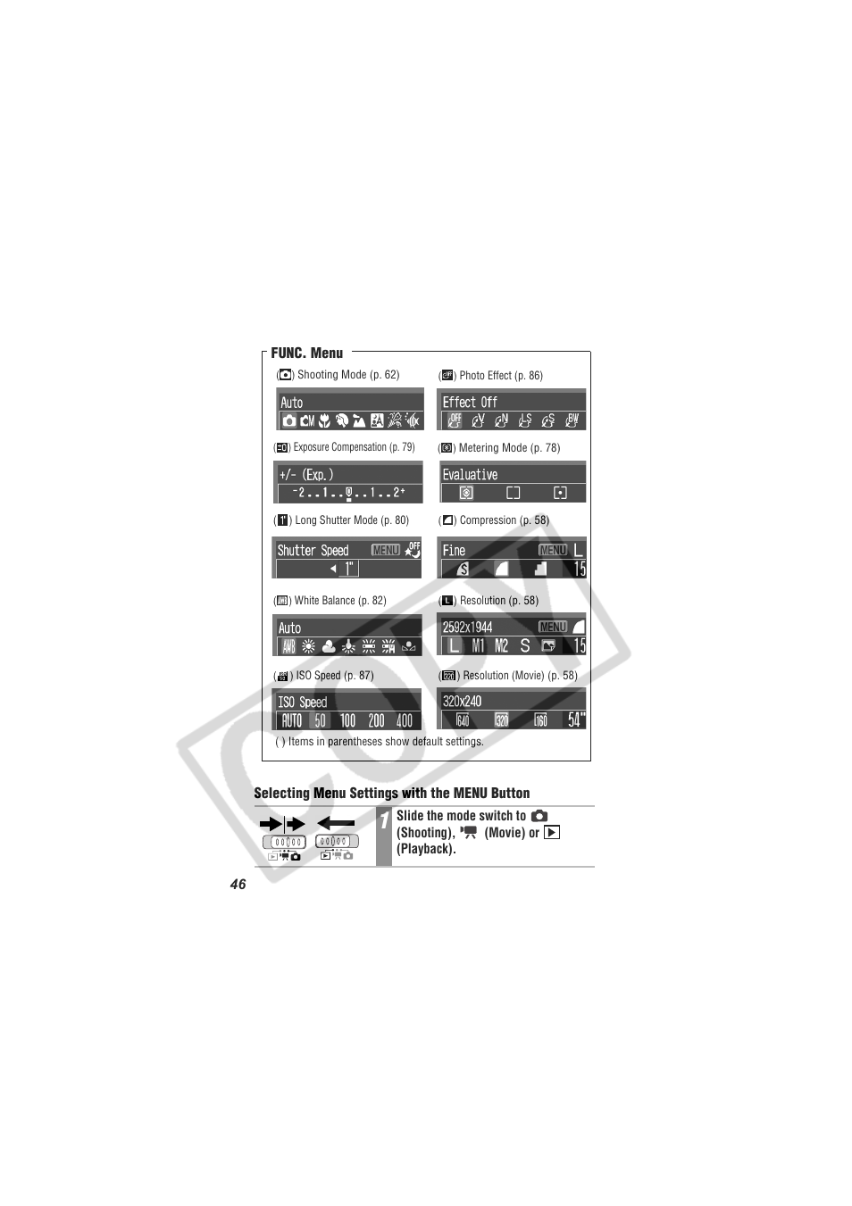 Digital Camera Battery SD20 User Manual | Page 48 / 163