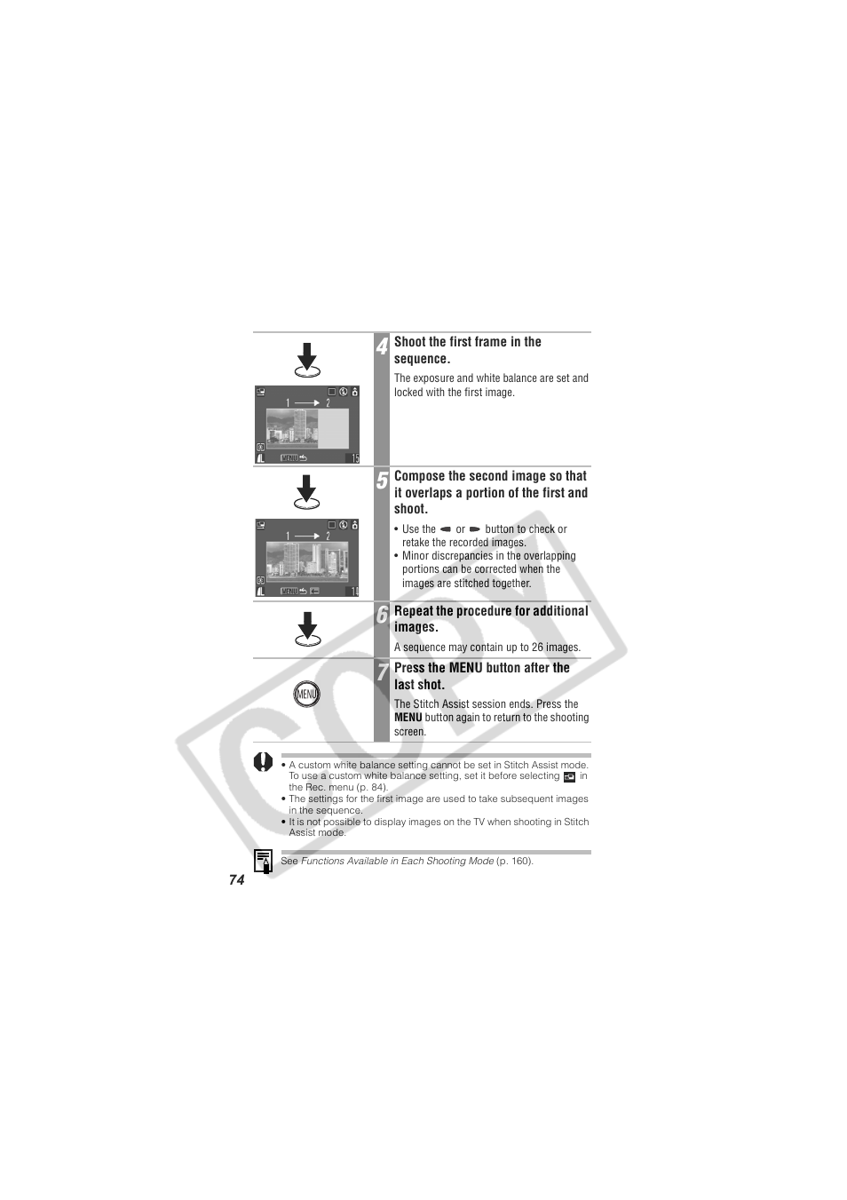 Digital Camera Battery SD20 User Manual | Page 76 / 163