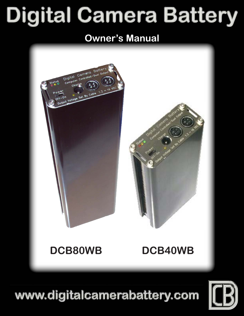 Digital Camera Battery DCB80WB User Manual | 8 pages