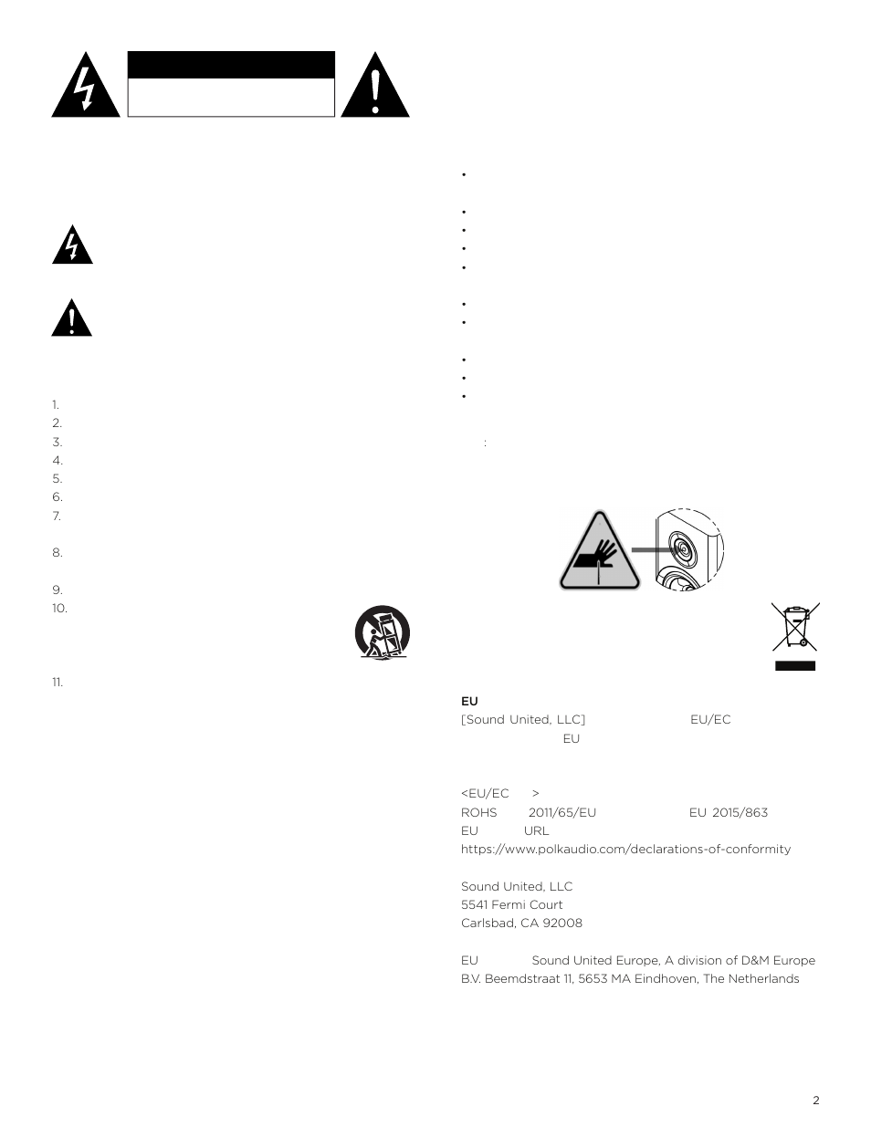 Polk Audio Reserve Series R700 Three-Way Floorstanding Speaker (Walnut, Single) User Manual | Page 129 / 155