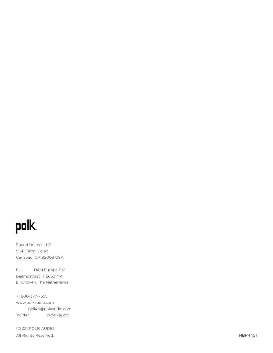 Polk Audio Reserve Series R700 Three-Way Floorstanding Speaker (Walnut, Single) User Manual | Page 141 / 155