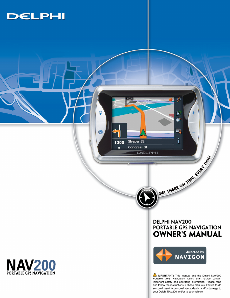 Delphi NAV200 User Manual | 85 pages