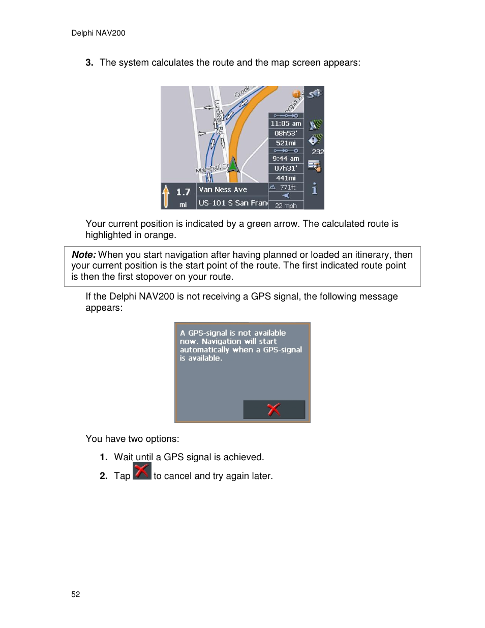 Delphi NAV200 User Manual | Page 52 / 85