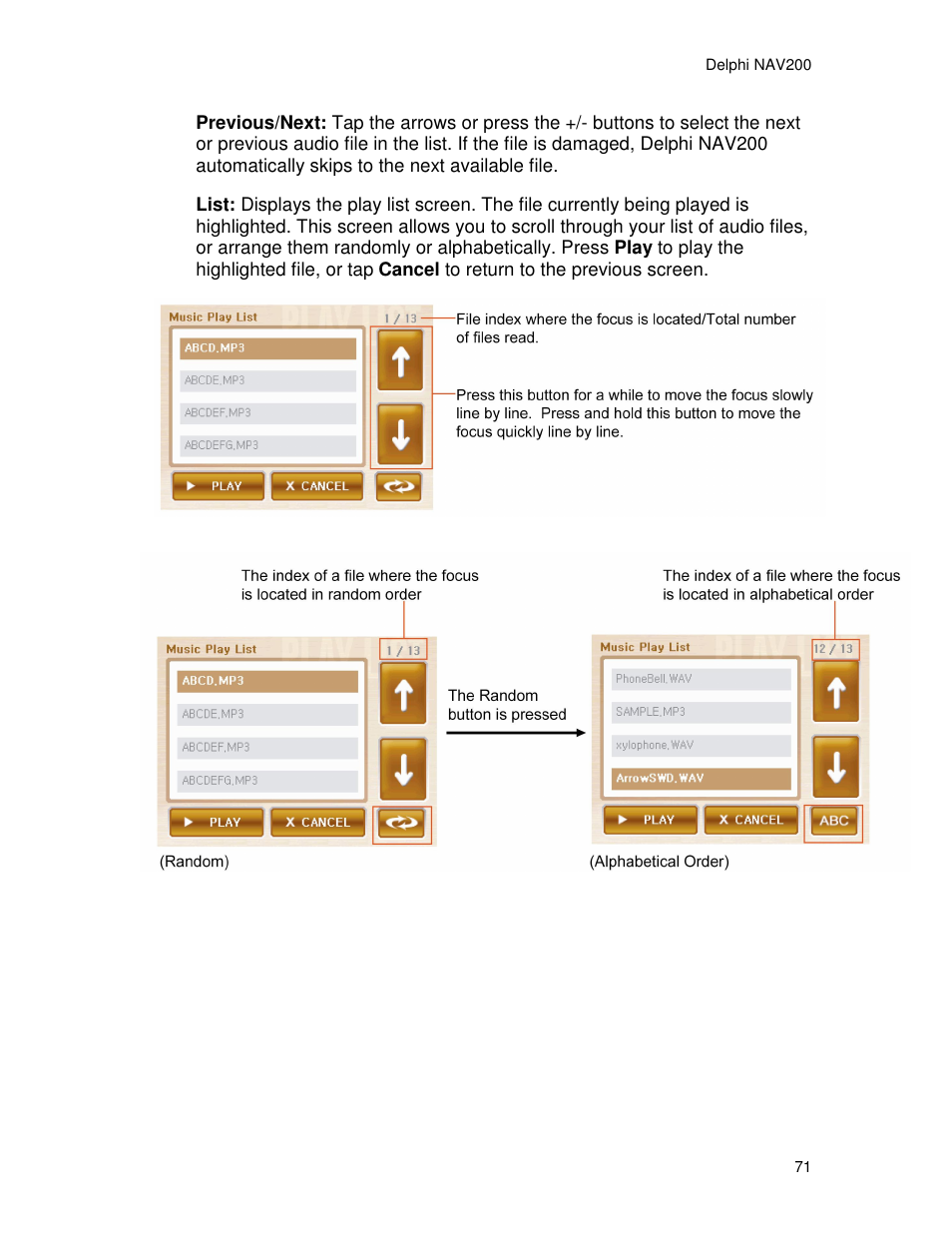 Delphi NAV200 User Manual | Page 71 / 85