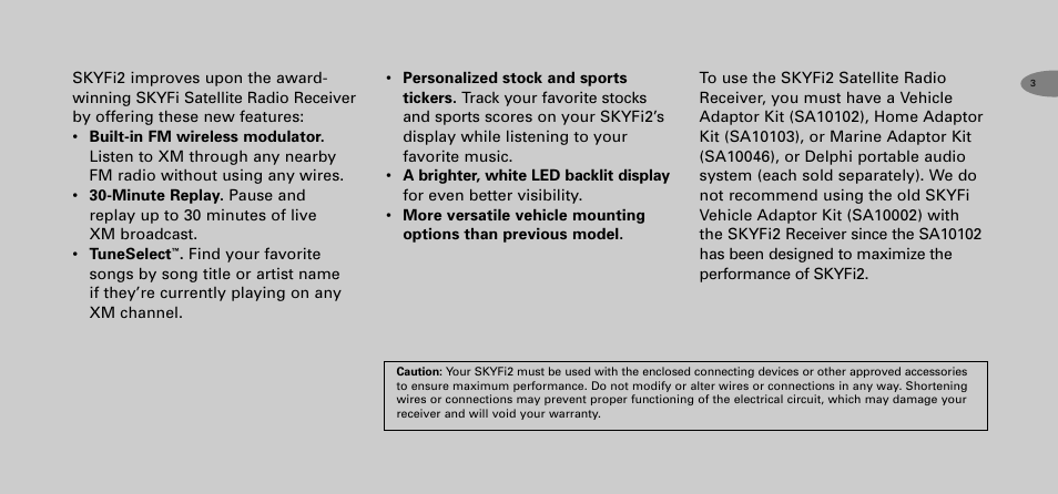 Delphi SKYFI2 DPSS-04-E-064 User Manual | Page 4 / 32