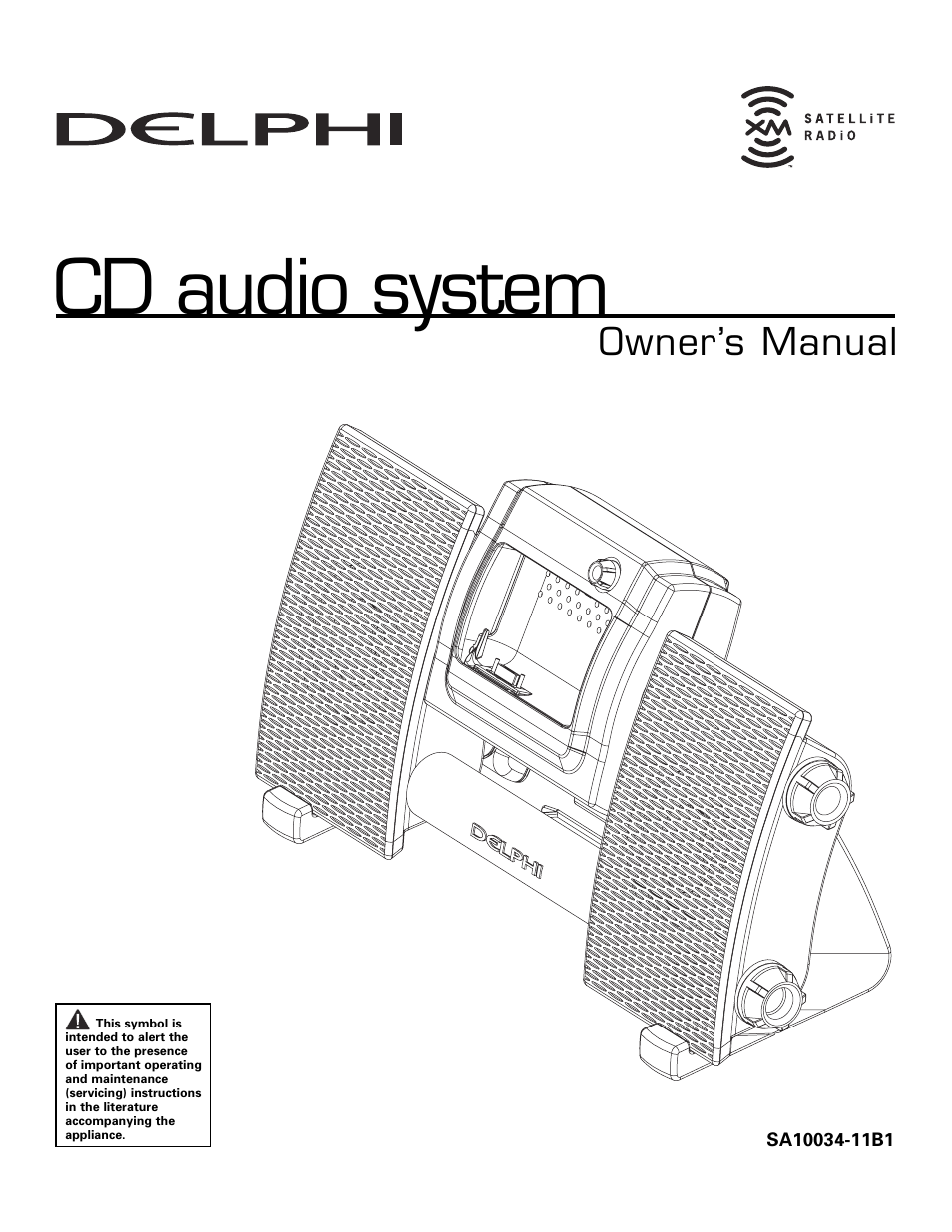 Delphi SA10034-11B1 User Manual | 19 pages