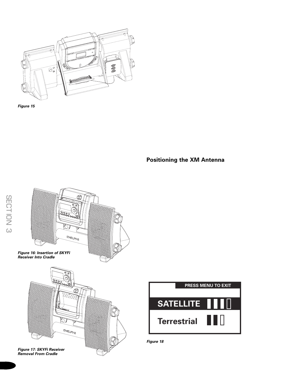 Satellite terrestrial, Sect ion 3 | Delphi SA10034-11B1 User Manual | Page 10 / 19
