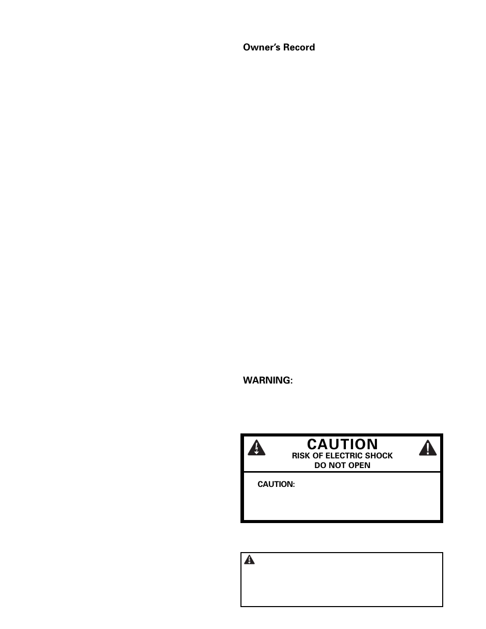 Caution | Delphi SA10034-11B1 User Manual | Page 2 / 19