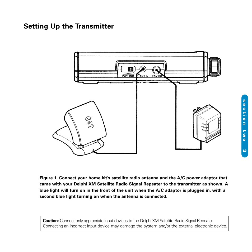 Setting up the transmitter | Delphi SA10116-11B1 User Manual | Page 13 / 28