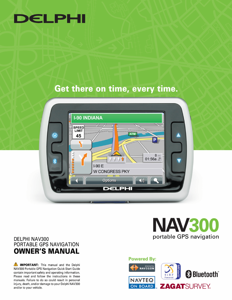 Delphi NAV300 User Manual | 67 pages