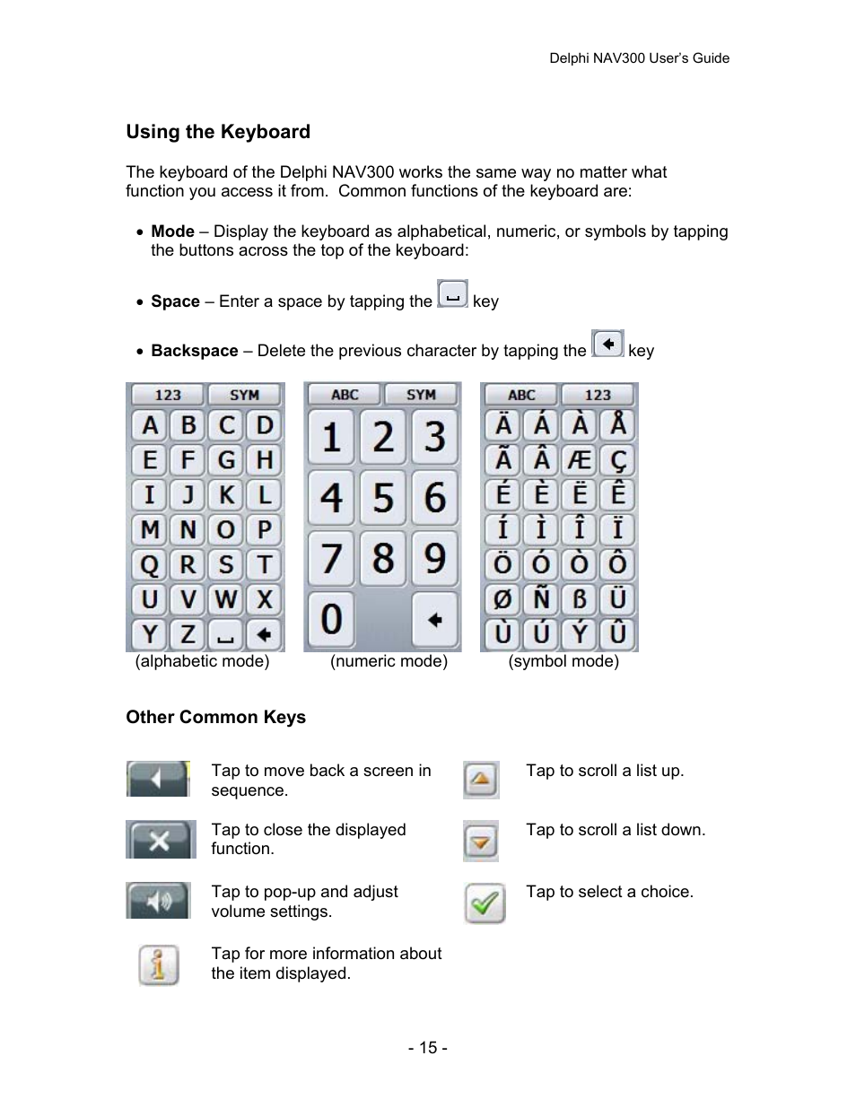 Delphi NAV300 User Manual | Page 16 / 67