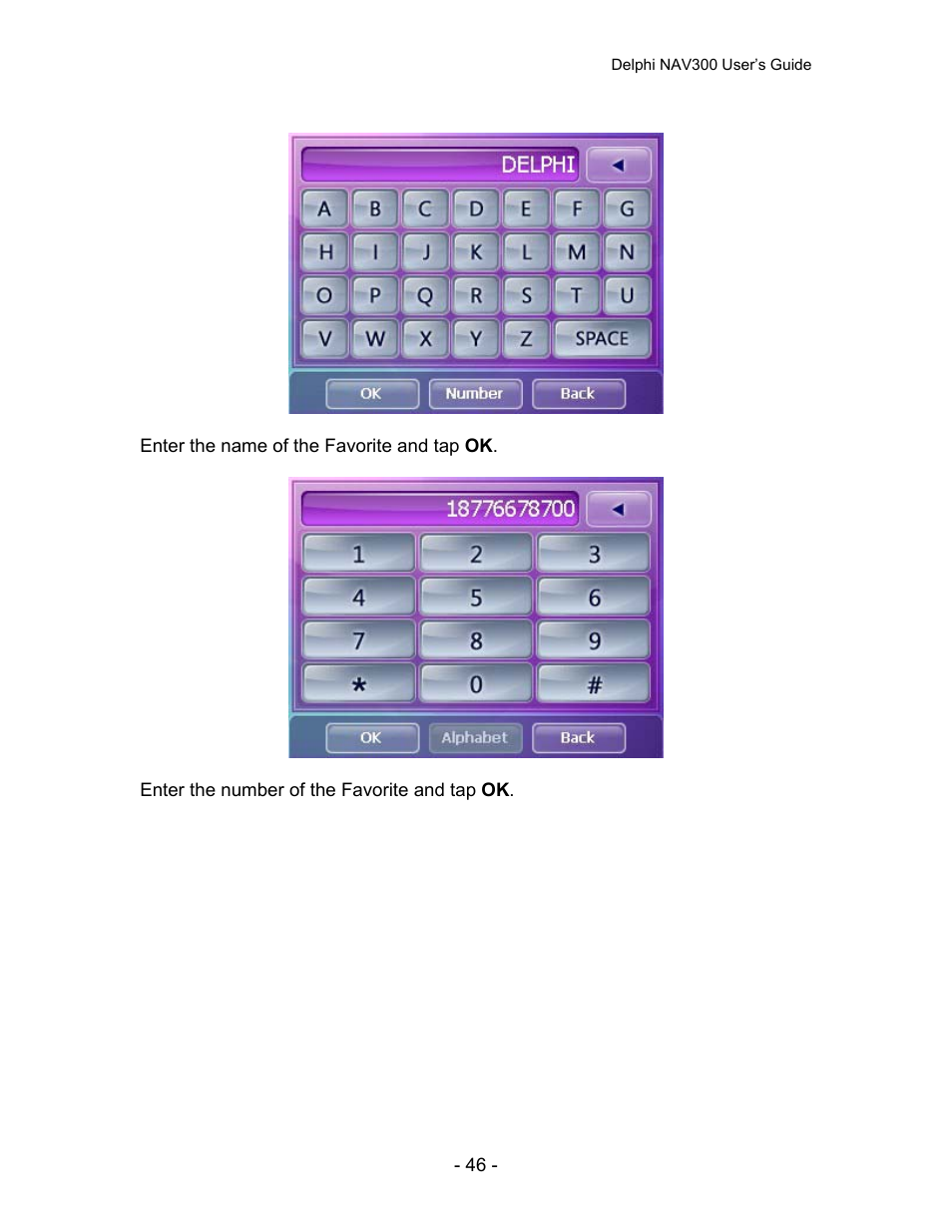 Delphi NAV300 User Manual | Page 47 / 67