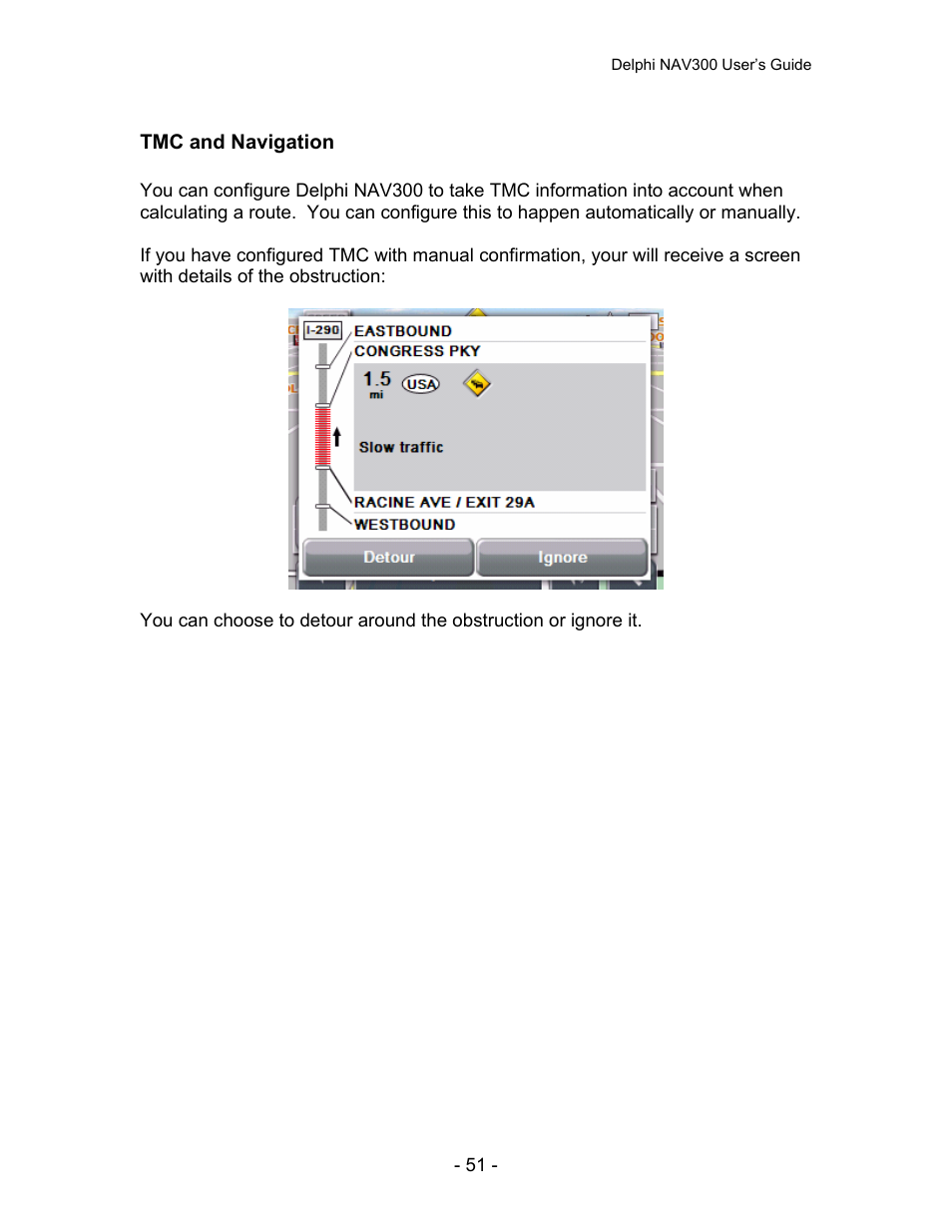 Delphi NAV300 User Manual | Page 52 / 67