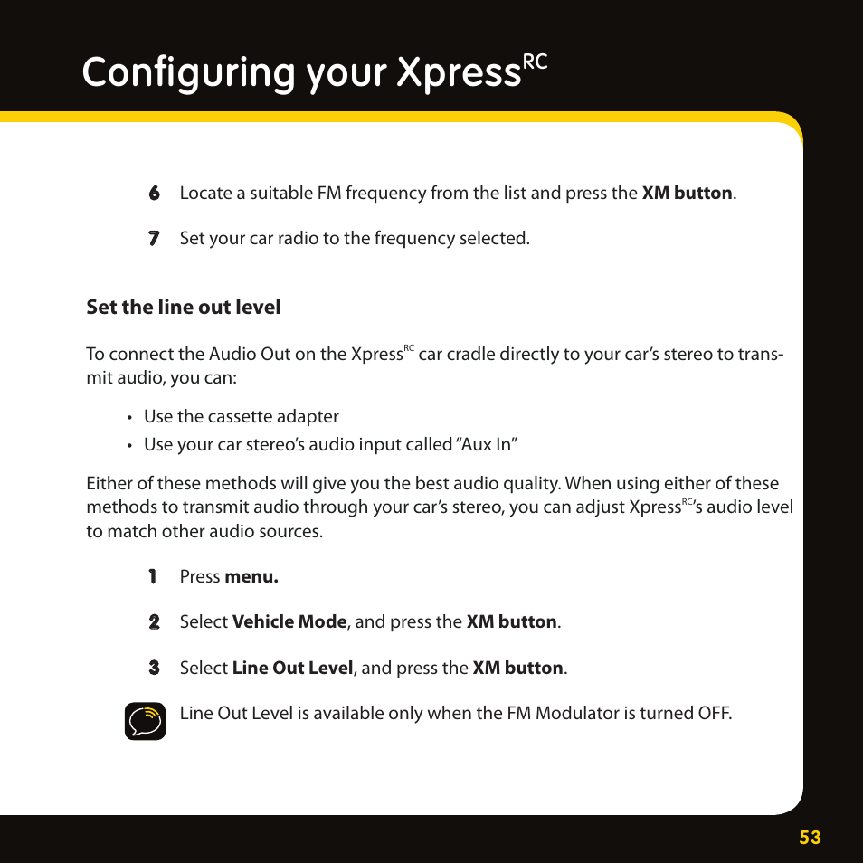 Configuring your xpress | Delphi XpressRC SA10316 User Manual | Page 53 / 76