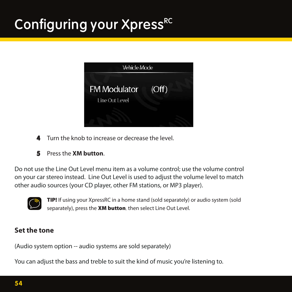 Configuring your xpress | Delphi XpressRC SA10316 User Manual | Page 54 / 76