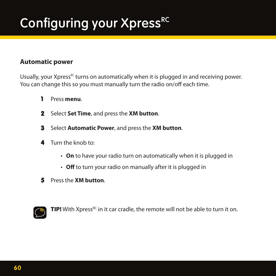 Configuring your xpress | Delphi XpressRC SA10316 User Manual | Page 60 / 76