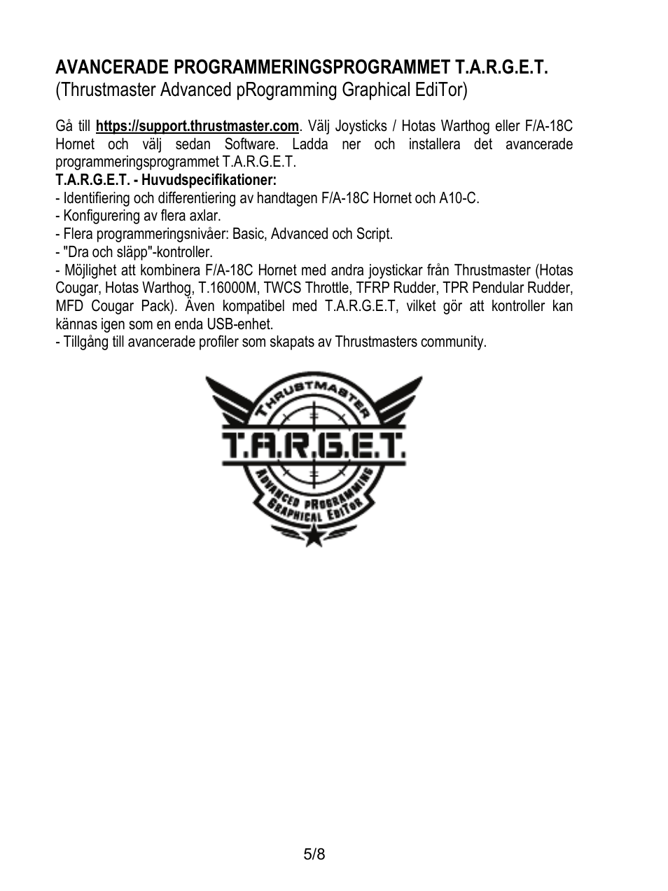 Thrustmaster F/A-18C Hornet HOTAS Add-On Grip User Manual | Page 128 / 169