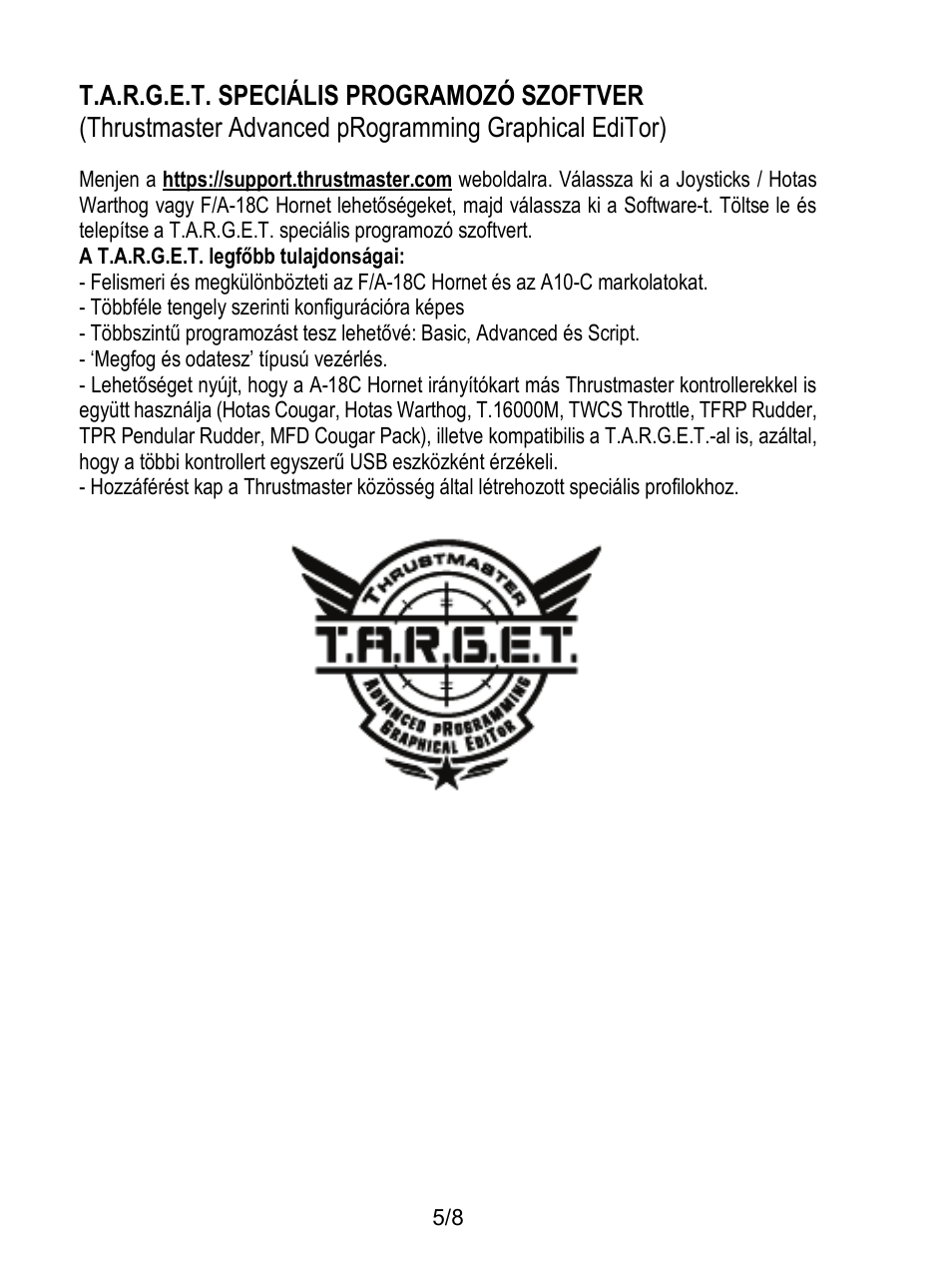 Thrustmaster F/A-18C Hornet HOTAS Add-On Grip User Manual | Page 144 / 169