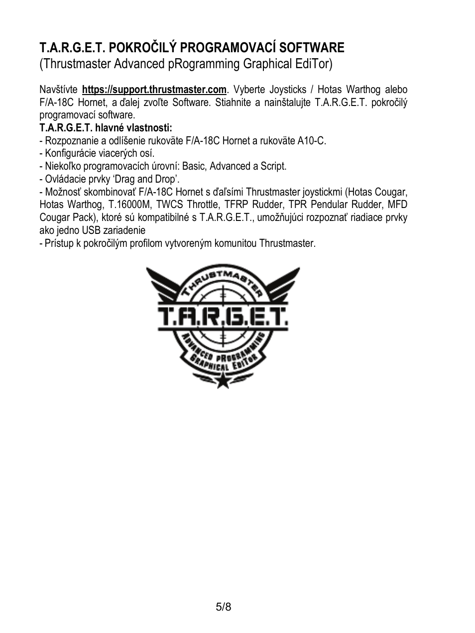 Thrustmaster F/A-18C Hornet HOTAS Add-On Grip User Manual | Page 152 / 169