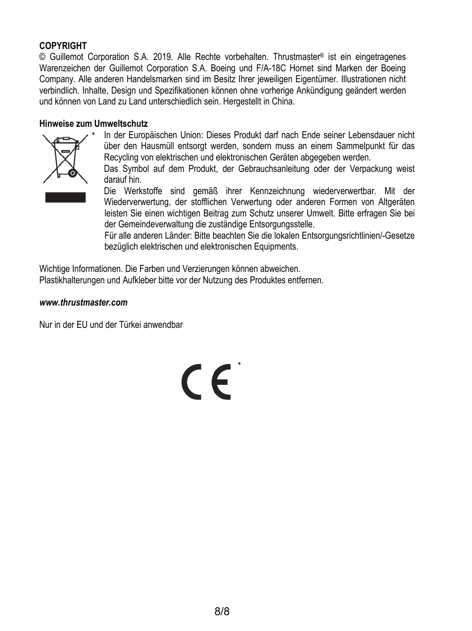 Thrustmaster F/A-18C Hornet HOTAS Add-On Grip User Manual | Page 25 / 169