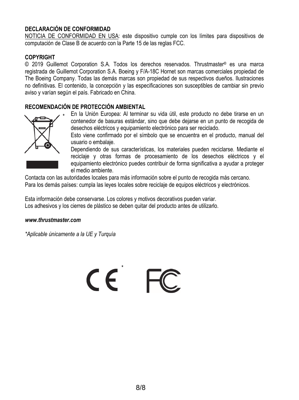 Thrustmaster F/A-18C Hornet HOTAS Add-On Grip User Manual | Page 49 / 169