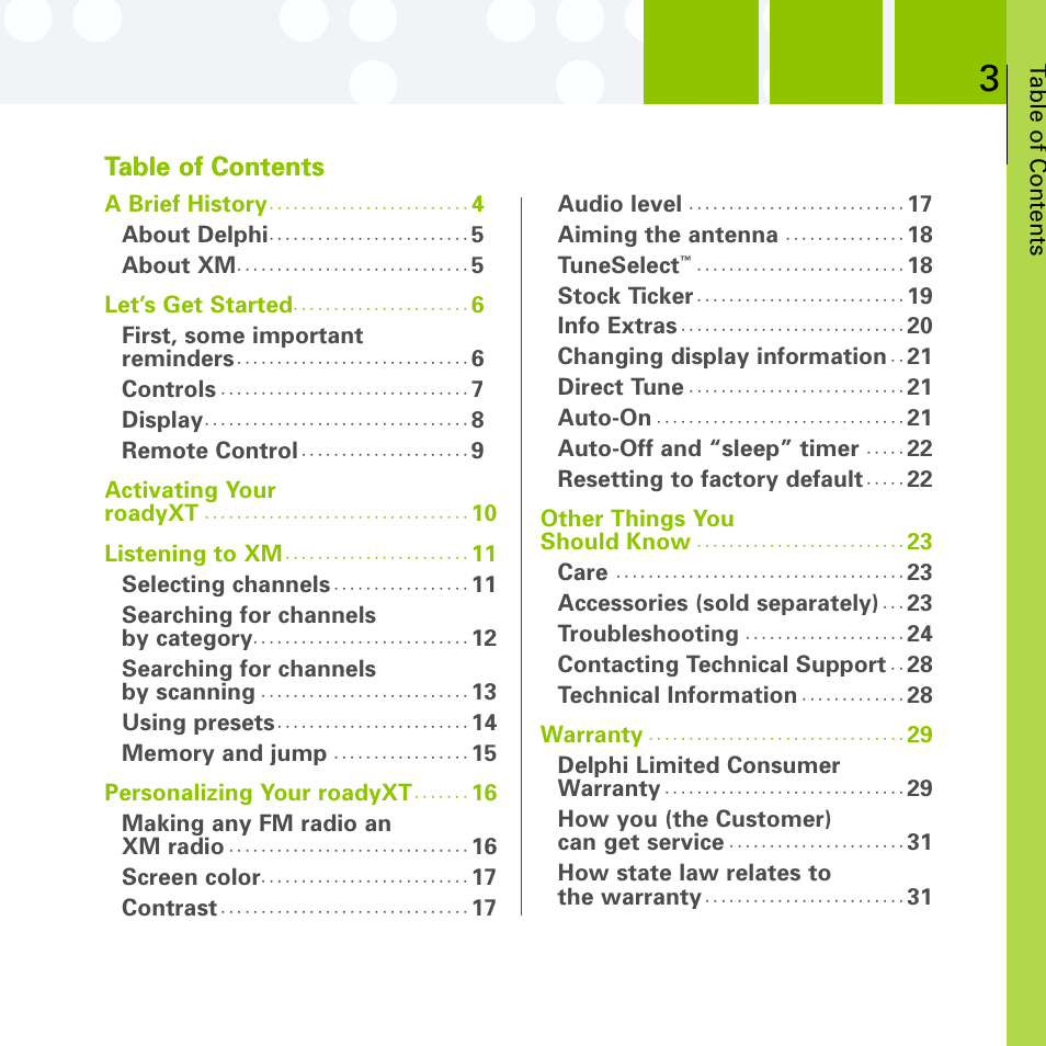 Delphi SA10201 User Manual | Page 15 / 60