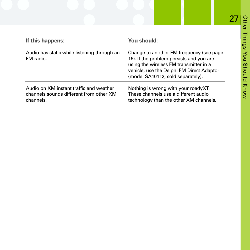 Delphi SA10201 User Manual | Page 39 / 60