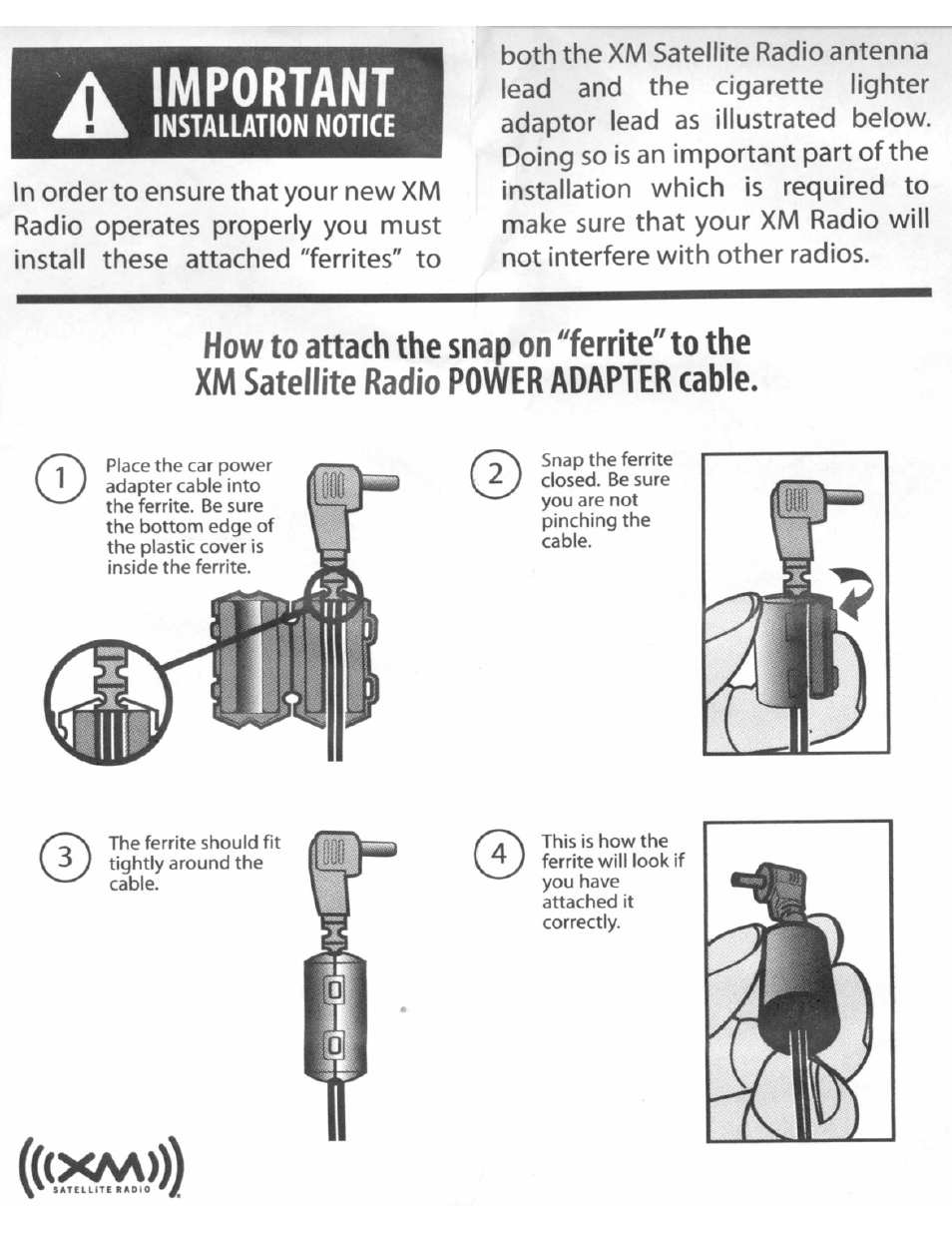 Attaching the ferrite core | Delphi SA10201 User Manual | Page 58 / 60