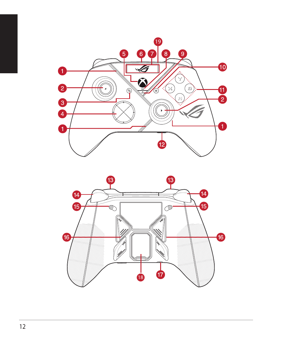 Asus ROG Raikiri Pro Gaming Controller User Manual | Page 12 / 150